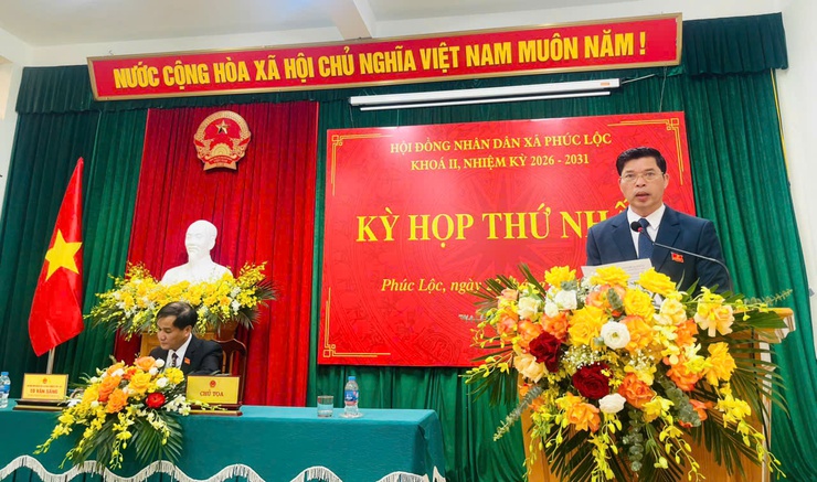 Kỳ họp thứ nhất HĐND xã Phúc Lộc khóa II, nhiệm kỳ 2026-2031- Ảnh 4.