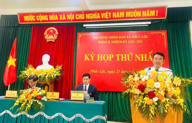 Kỳ họp thứ nhất HĐND xã Phúc Lộc khóa II, nhiệm kỳ 2026-2031- Ảnh 10.
