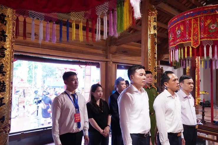 Lãnh đạo phường Chương Mỹ dâng hương tại Đình làng Nội An- Ảnh 2.