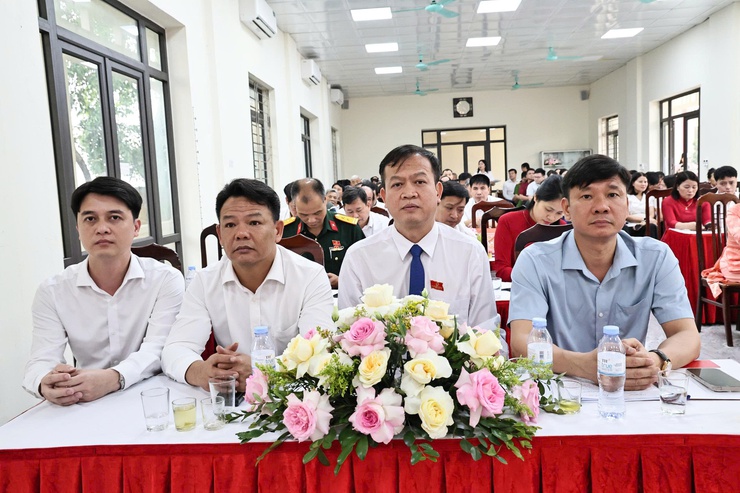 Hoà Xá tổng kết công tác bầu cử khen thưởng 103 tập thể, cá nhân- Ảnh 1.