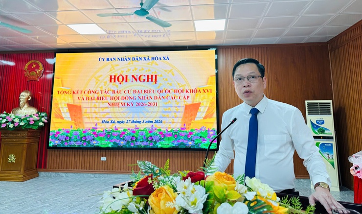 Hoà Xá tổng kết công tác bầu cử khen thưởng 103 tập thể, cá nhân- Ảnh 3.