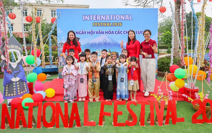 Sôi nổi Ngày hội trải nghiệm văn hóa các châu lục tại Trường Mầm non Minh Tân- Ảnh 10.