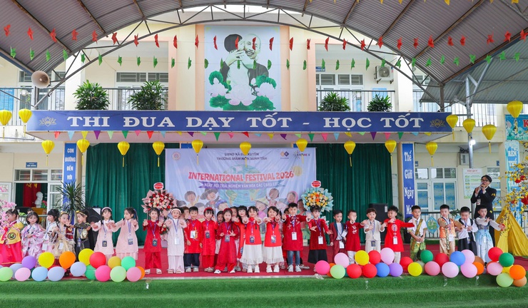 Sôi nổi Ngày hội trải nghiệm văn hóa các châu lục tại Trường Mầm non Minh Tân- Ảnh 2.