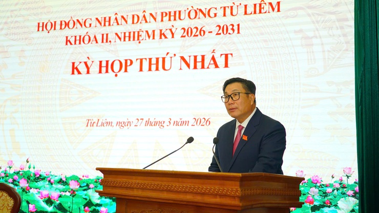 HĐND phường Từ Liêm khoá II tổ chức kỳ họp thứ nhất, kiện toàn bộ máy nhiệm kỳ mới- Ảnh 9.