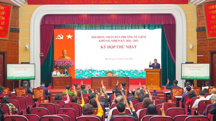 HĐND phường Từ Liêm khoá II tổ chức kỳ họp thứ nhất, kiện toàn bộ máy nhiệm kỳ mới- Ảnh 3.