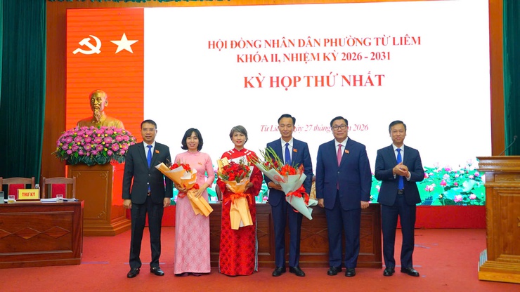 HĐND phường Từ Liêm khoá II tổ chức kỳ họp thứ nhất, kiện toàn bộ máy nhiệm kỳ mới- Ảnh 7.