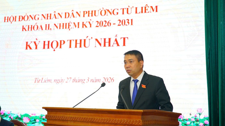 HĐND phường Từ Liêm khoá II tổ chức kỳ họp thứ nhất, kiện toàn bộ máy nhiệm kỳ mới- Ảnh 10.