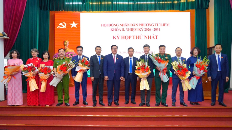 HĐND phường Từ Liêm khoá II tổ chức kỳ họp thứ nhất, kiện toàn bộ máy nhiệm kỳ mới- Ảnh 8.