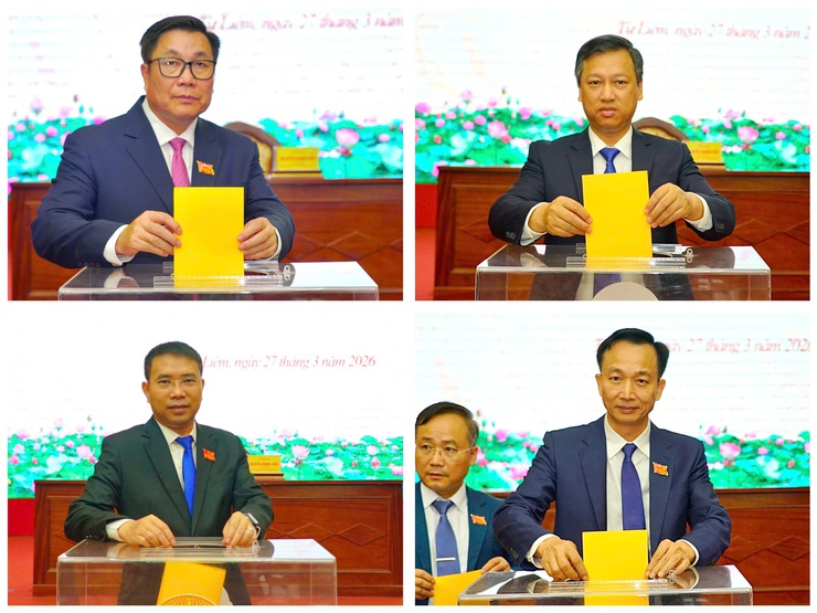 HĐND phường Từ Liêm khoá II tổ chức kỳ họp thứ nhất, kiện toàn bộ máy nhiệm kỳ mới- Ảnh 4.