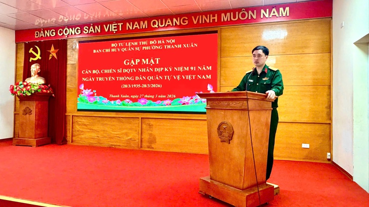 Bản hùng ca chiến sỹ sao vuông: Kỷ niệm 91 năm Ngày truyền thống Dân quân Tự vệ Việt Nam (28/3/1935 - 28/3/2026)
- Ảnh 3.