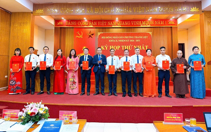 HĐND phường Thanh Liệt khóa II: Khởi đầu nhiệm kỳ mới với quyết tâm cao- Ảnh 5.