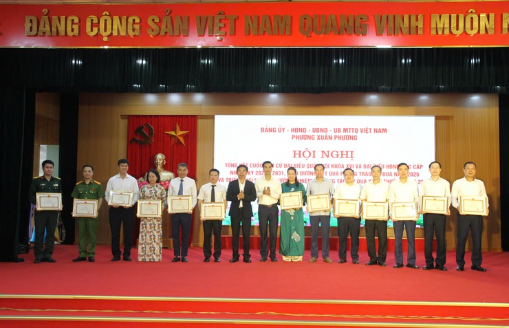 Phường Xuân Phương tổng kết công tác bầu cử đại biểu Quốc hội, HĐND các cấp- Ảnh 3.