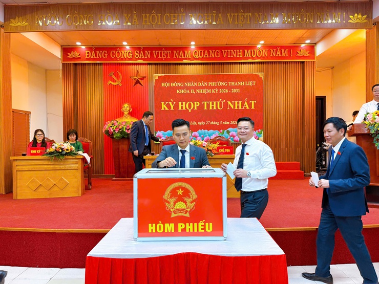 HĐND phường Thanh Liệt khóa II: Khởi đầu nhiệm kỳ mới với quyết tâm cao- Ảnh 9.
