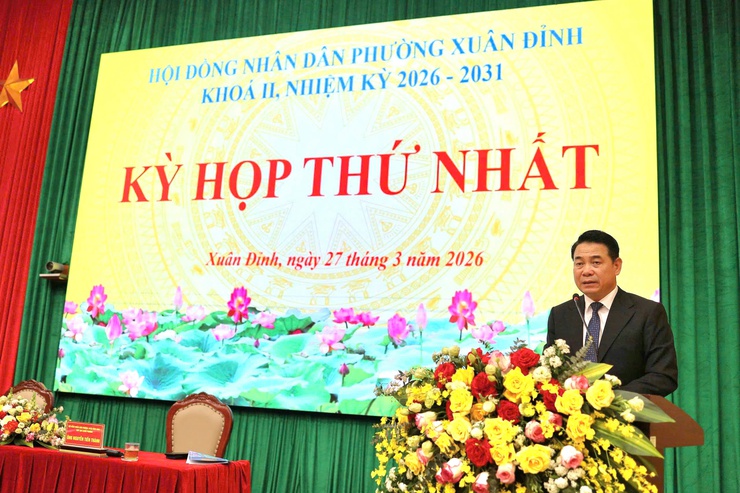 HĐND phường Xuân Đỉnh bầu các chức danh chủ chốt tại Kỳ họp thứ I nhiệm kỳ 2026–2031- Ảnh 5.