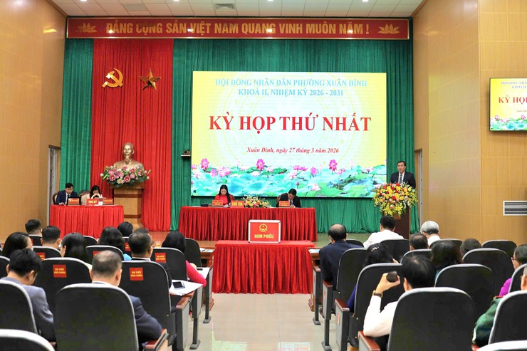 HĐND phường Xuân Đỉnh bầu các chức danh chủ chốt tại Kỳ họp thứ I nhiệm kỳ 2026–2031- Ảnh 1.