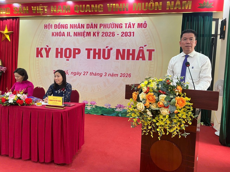 Kỳ họp thứ Nhất HĐND phường Tây Mỗ: Kiện toàn nhân sự chủ chốt

- Ảnh 11.