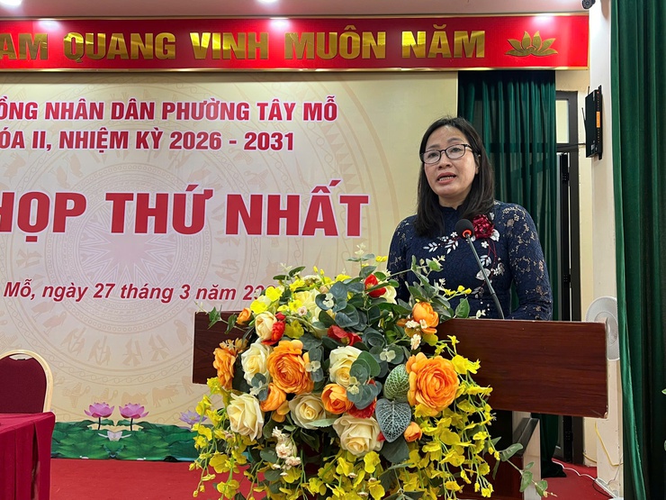 Kỳ họp thứ Nhất HĐND phường Tây Mỗ: Kiện toàn nhân sự chủ chốt

- Ảnh 3.