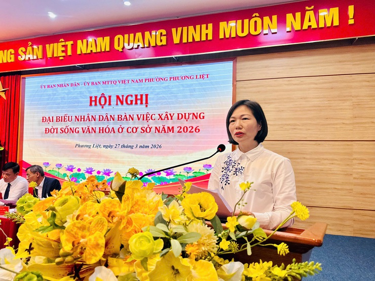 PHƯỜNG PHƯƠNG LIỆT: TỔ CHỨC THÀNH CÔNG HỘI NGHỊ ĐẠI BIỂU NHÂN DÂN NĂM 2026 - KHƠI DẬY SỨC DÂN, QUYẾT TÂM XÂY DỰNG ĐỜI SỐNG VĂN HÓA CƠ SỞ BỀN VỮNG- Ảnh 9.