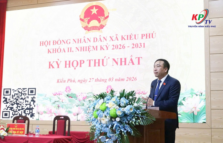 Kỳ họp thứ Nhất Hội đồng nhân dân xã Kiều Phú khóa II, nhiệm kỳ 2026 – 2031- Ảnh 2.