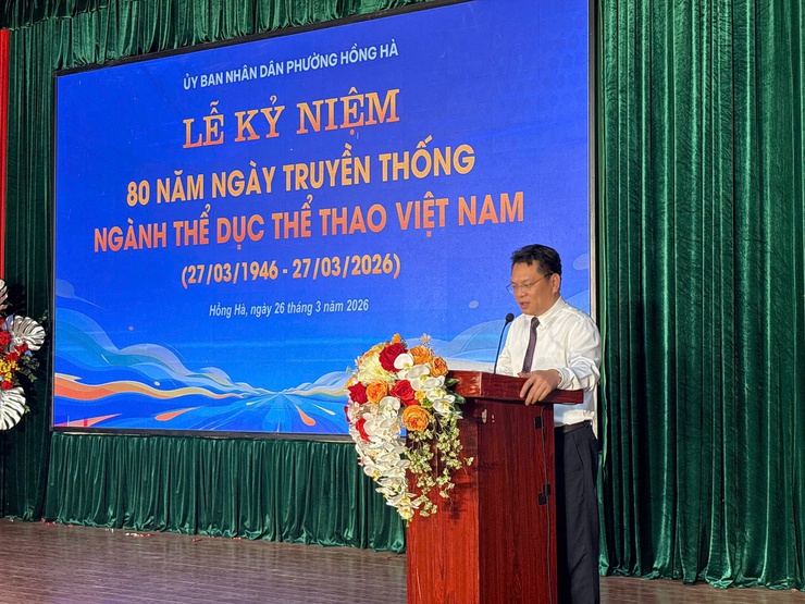 LỄ KỶ NIỆM
80 năm Ngày truyền thống ngành Thể dục Thể thao Việt Nam 
(27/3/1946 – 27/3/2026)- Ảnh 6.