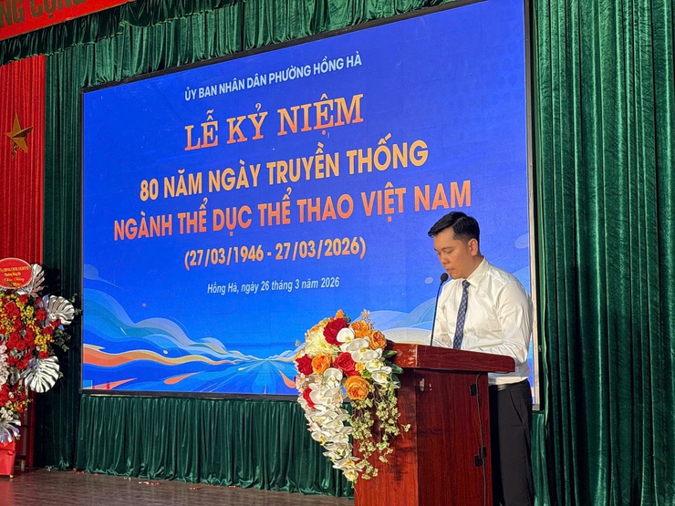 LỄ KỶ NIỆM
80 năm Ngày truyền thống ngành Thể dục Thể thao Việt Nam 
(27/3/1946 – 27/3/2026)- Ảnh 8.