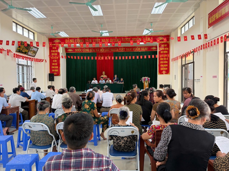 DÂN HÒA: TỔ CHỨC HỌP DÂN TẠI HAI THÔN PHÚ THỌ VÀ TIÊN LỮ VỀ DỰ ÁN KHU ĐÔ THỊ THỂ THAO OLYMPIC- Ảnh 2.