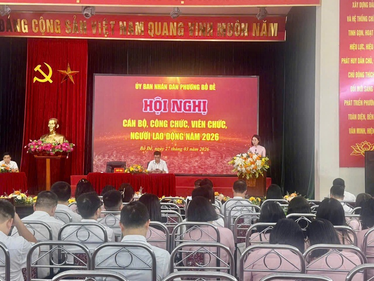 UBND phường Bồ Đề tổ chức hội nghị cán bộ, công chức, viên chức, người lao động năm 2026- Ảnh 5.