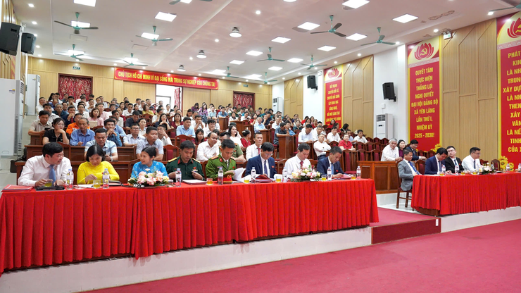 Xã Yên Lãng tổ chức hội nghị tổng kết công tác bầu cử nhiệm kỳ 2026-2031- Ảnh 1.