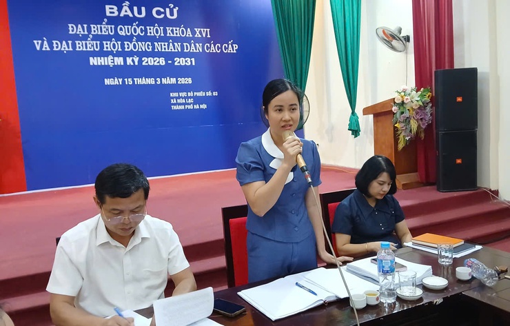 UBND xã Hòa Lạc tổ chức đối thoại với các hộ dân tại thôn 7 liên quan đến chính sách giải phóng mặt bằng thực hiện Dự án đầu tư xây dựng tuyến đường cao tốc Đại lộ Thăng Long - Ảnh 6.