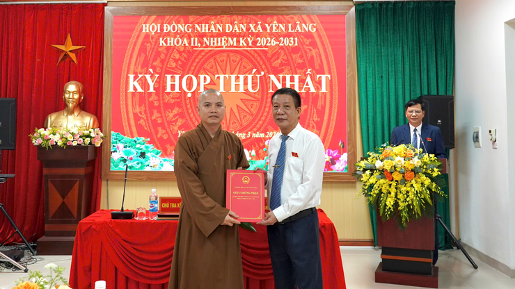 YÊN LÃNG TỔ CHỨC THÀNH CÔNG KỲ HỌP THỨ NHẤT HĐND XÃ KHÓA II, NHIỆM KỲ 2026-2031- Ảnh 10.