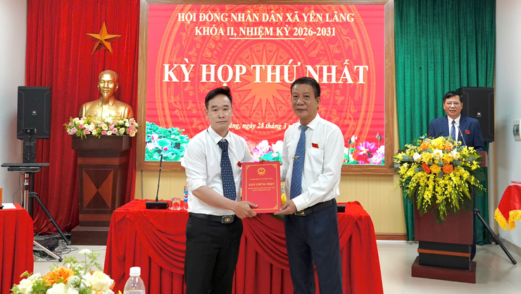 YÊN LÃNG TỔ CHỨC THÀNH CÔNG KỲ HỌP THỨ NHẤT HĐND XÃ KHÓA II, NHIỆM KỲ 2026-2031- Ảnh 11.