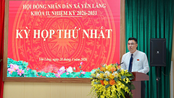 YÊN LÃNG TỔ CHỨC THÀNH CÔNG KỲ HỌP THỨ NHẤT HĐND XÃ KHÓA II, NHIỆM KỲ 2026-2031- Ảnh 12.