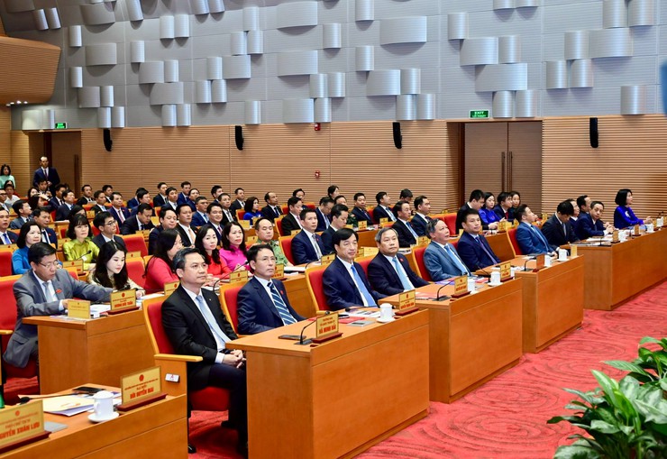 Khai mạc Kỳ họp thứ nhất HĐND thành phố Hà Nội khóa XVII, nhiệm kỳ 2026 -2031. - Ảnh 1.