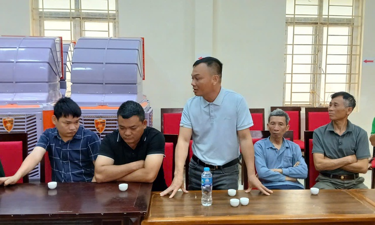 UBND xã Hòa Lạc tổ chức đối thoại với các hộ dân tại thôn 7 liên quan đến chính sách giải phóng mặt bằng thực hiện Dự án đầu tư xây dựng tuyến đường cao tốc Đại lộ Thăng Long - Ảnh 5.