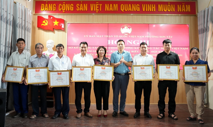 MTTQ PHƯỜNG SƠN TÂY TỔNG KẾT CÔNG TÁC QUÝ I VÀ THAM GIA BẦU CỬ NHIỆM KỲ 2026–2031- Ảnh 2.