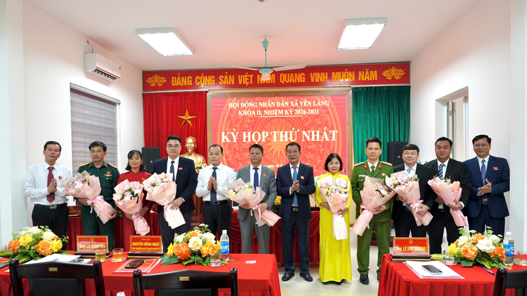YÊN LÃNG TỔ CHỨC THÀNH CÔNG KỲ HỌP THỨ NHẤT HĐND XÃ KHÓA II, NHIỆM KỲ 2026-2031- Ảnh 5.
