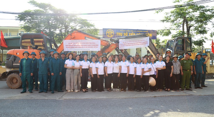 Xã Chương Dương tăng cường công tác quản lý đất đai,
 xây dựng và môi trường- Ảnh 1.