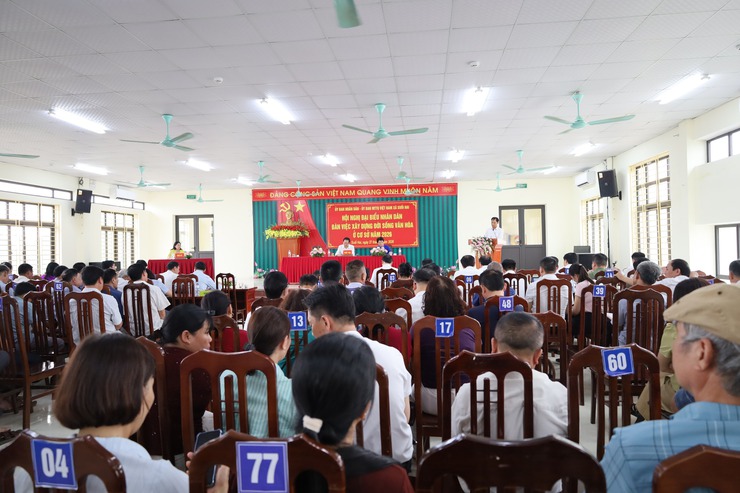 Xã Suối Hai tổ chức: Hội nghị đại biểu nhân dân bàn việc xây dựng đời sống văn hoá ở cơ sở năm 2026.- Ảnh 1.