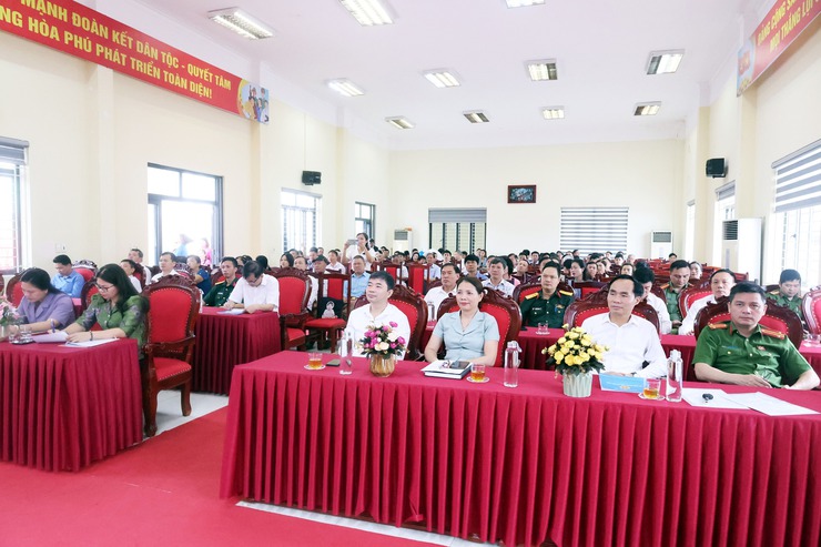 Xã Hòa Phú: Tổng kết công tác bầu cử đại biểu Quốc hội khóa XVI và đại biểu HĐND các cấp, nhiệm kỳ 2026 -2031.- Ảnh 1.