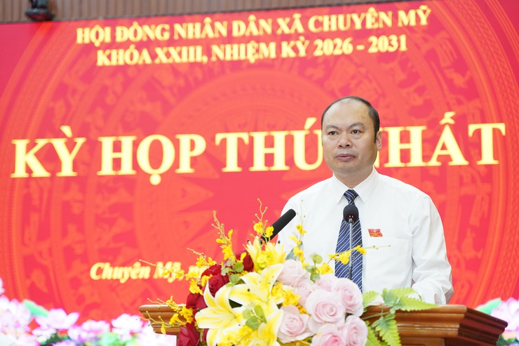 Chuyên Mỹ tổ chức thành công Kỳ họp thứ nhất HĐND xã khóa XXIII, nhiệm kỳ 2026-2031- Ảnh 1.