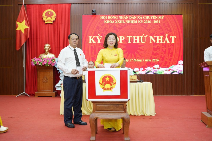 Chuyên Mỹ tổ chức thành công Kỳ họp thứ nhất HĐND xã khóa XXIII, nhiệm kỳ 2026-2031- Ảnh 6.