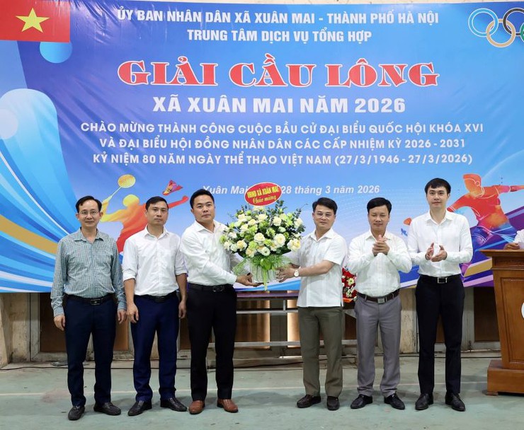Xuân Mai tổ chức thành công Giải cầu lông năm 2026- Ảnh 1.