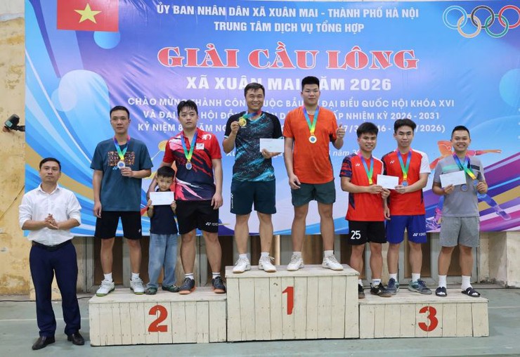 Xuân Mai tổ chức thành công Giải cầu lông năm 2026- Ảnh 10.