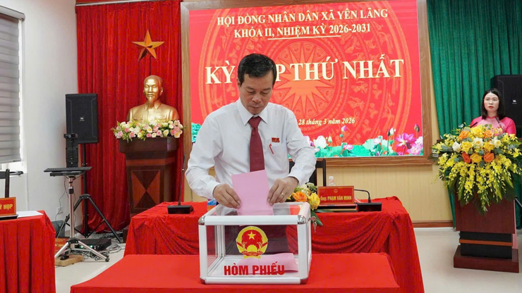 YÊN LÃNG TỔ CHỨC THÀNH CÔNG KỲ HỌP THỨ NHẤT HĐND XÃ KHÓA II, NHIỆM KỲ 2026-2031- Ảnh 7.