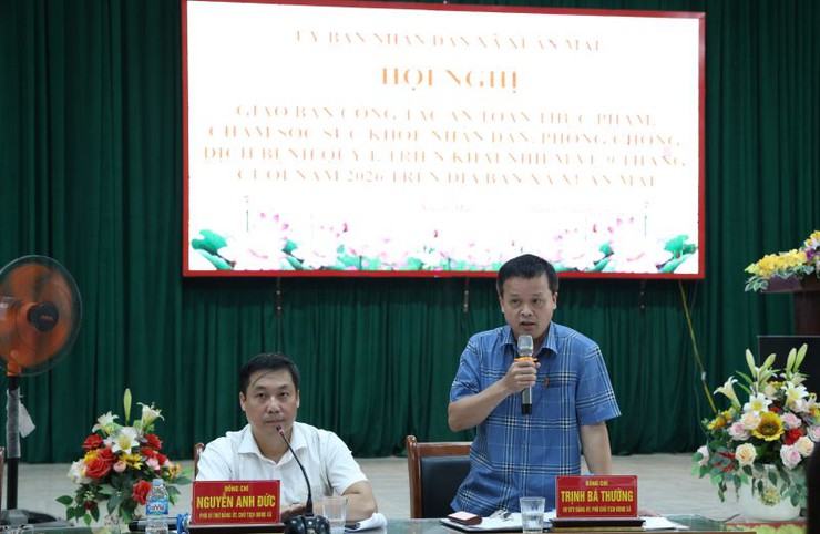 Xuân Mai giao ban công tác an toàn thực phẩm, chăm sóc sức khỏe nhân dân, phòng chống dịch bệnh Quý I/2026- Ảnh 10.