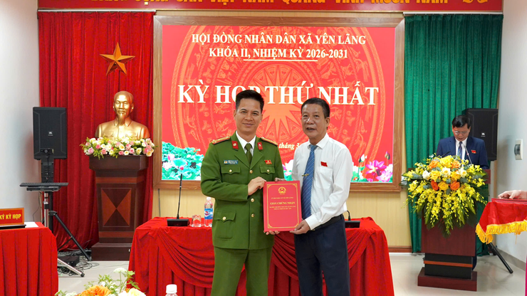 YÊN LÃNG TỔ CHỨC THÀNH CÔNG KỲ HỌP THỨ NHẤT HĐND XÃ KHÓA II, NHIỆM KỲ 2026-2031- Ảnh 9.