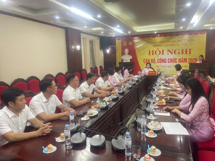  Phòng Văn hóa – Xã hội xã Phú Xuyên tổ chức
         Hội nghị cán bộ, công chức năm 2026
- Ảnh 3.