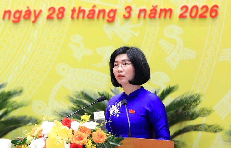 Đồng chí Phùng Thị Hồng Hà tiếp tục được bầu giữ chức vụ Chủ tịch HĐND thành phố Hà Nội khóa XVII- Ảnh 2.