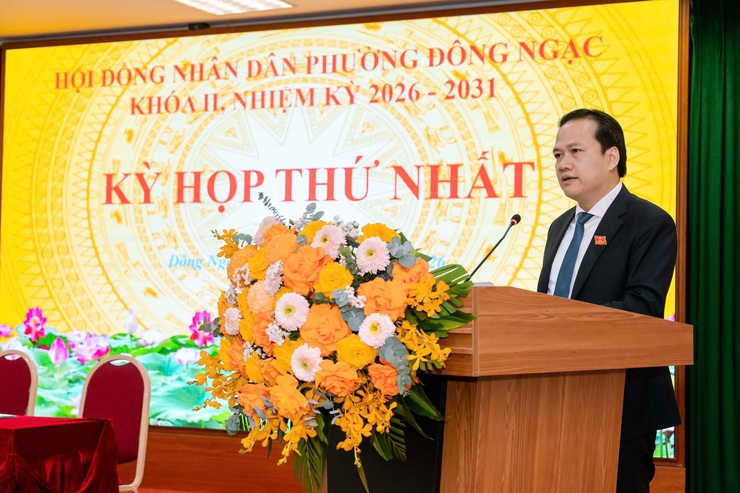 Hội đồng nhân dân phường Đông Ngạc khóa II, nhiệm kỳ 2026 – 2031 khai mạc Kỳ họp thứ Nhất- Ảnh 3.