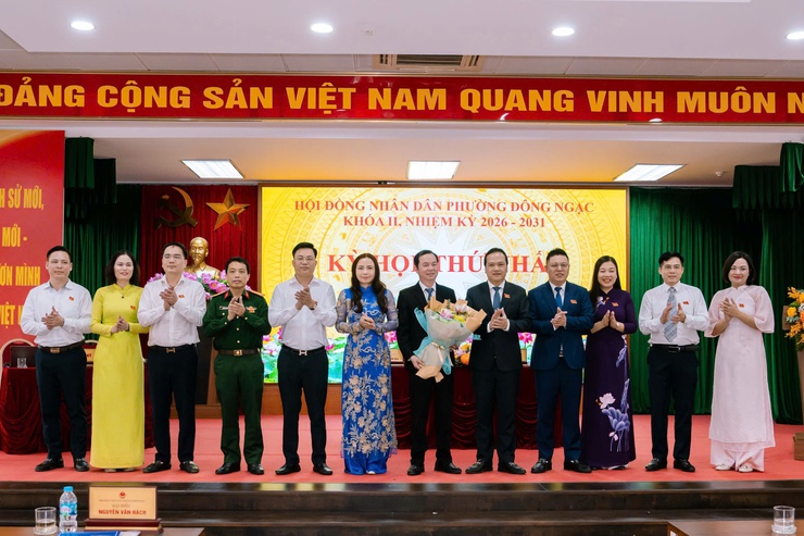 Hội đồng nhân dân phường Đông Ngạc khóa II, nhiệm kỳ 2026 – 2031 khai mạc Kỳ họp thứ Nhất- Ảnh 8.
